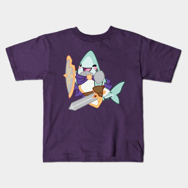 Byte's Costume: Paladin Kids T-Shirt by bytesizetreasure